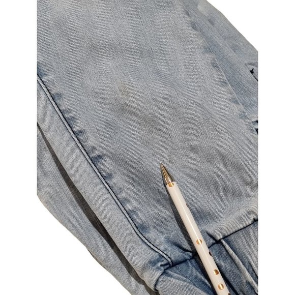 Nena & Pasadena NXP Mens Light Blue Distressed Cargo Jogger Jeans - Size 32 - Picture 8 of 8